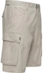 Kurze Leinenhose in Cargo-Optik "Merly Linen" Bone 30