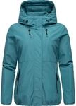Wasserdichte Winterjacke mit flauschigem Teddyfell-Innenfutter "Sunniva" Ocean Green