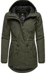 Winterparka mit Kapuze "Monadis Black Label" Dark Olive24 XS