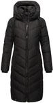 Warmer Steppmantel "Sahnekatzii XIV" Black S