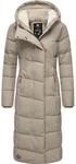 wasserdichter Winter Steppmantel "Pavla Long" Taupe24 XS
