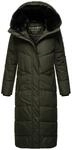 Extralanger Steppmantel "Hingucker XIV" Dark Olive XS