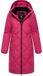 Wasserdichter Wintermantel mit abnehmbarer Kapuze "Rebela" Fuchsia XS