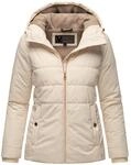 Warme Steppjacke mit Kapuze "Alemee 16" Cream XL