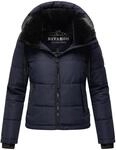 Steppjacke mit abnehmbarer Kapuze "Mit Liebe XIV" Navy S