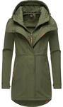 Winter Softshell-Mantel mit Kapuze "Ybela" Olive24 S