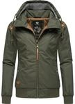 Winterjacke mit abnehmbarer Kapuze "Jotty Winter" Dark Olive24 XL