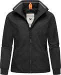 Wasserdichte &Uuml;bergangsjacke mit hohem Kragen "Apola" Black XS