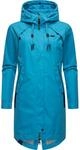 Wasserdichter oversized &Uuml;bergangsparka mit Kapuze "Rejany" Sky Blue XS