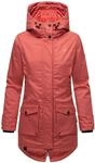 Leichter Parka mit Kapuze "Brinjaa" Rouge XS