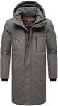 Warmer Herren Wintermantel mit Kapuze "Xandroo XX" Anthracite S