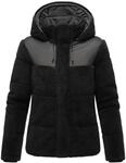 Pl&uuml;schjacke "Kaguraa 16" Black L