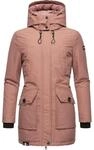 Warmer Wintermantel mit Kapuze "Blizzardstorm" Terracotta XS