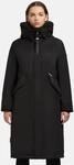 Langer Wintermantel mir Kapuze "Agneta-YM" Black S