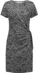 Gemustertes Sommerkleid mit seitlichem Zierknoten "Knotta Print" Midnight XS