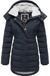 Wasserdichter Steppmantel mit Kapuze "Ashanta" Navy XS
