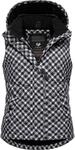 Wasserdichte Weste mit Hahnentritt Muster "Hesty Print" Black XS
