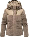 Pl&uuml;schjacke "Kaguraa 16" Stone Brown XS