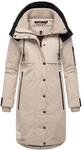 Wintermantel mit Kapuze "Anoukaa 16" Light Taupe S
