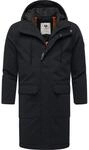 Wasserdichter Wintermantel mit Kapuze "Mr Them Long" Black25 S