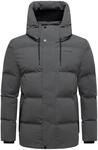 Steppjacke mit Kapuze "Taviaan XX" Anthracite S