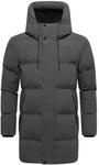 Gesteppter Kurzmantel mit Kapuze "Darianoo XX" Anthracite M