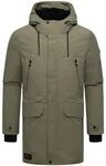 Winterparka mit Kapuze "Kitraan XX" Dusty Olive M