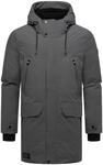 Winterparka mit Kapuze "Kitraan XX" Anthracite M