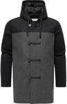 Winter Kurzmantel mit Kapuze "Dorvan YOUMODO" Dark Grey S