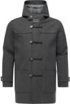 Winter Kurzmantel mit Kapuze "Duffie YOUMODO" Dark Grey S