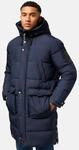Steppmantel mit Kapuze "Beviis" Navy M