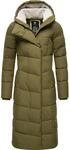 Steppmantel wasserdicht "Pavla Extralong" Light Olive XS