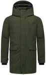 Wintermantel mit hohem Kragen "Emriis XX" Dark Olive S