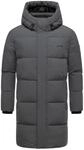 Winter Steppmantel mit Kapuze "Hadrieen XX" Anthracite S