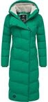 wasserdichter Winter Steppmantel "Pavla Long" Emerald Green25 XS