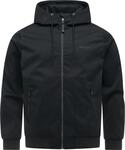 Leichte wasserdichte &Uuml;bergangsjacke "Stewie Twill YOUMODO" Black S