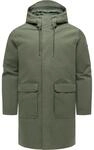 Funktionaler &Uuml;bergangsmantel "Mr Them Long Light YOUMODO" Dark Olive S