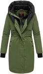 Warmer Kurzmantel mit Kapuze "Snowelf" Pine Olive XS
