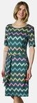 Midikleid "Taggiana Print" Dark Multi Combo XS