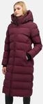 Langer Winter Steppmantel "Harukaa 16" Wine XS