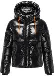 Winter Steppjacke mit abnehmbarer Kapuze "Skyraa 16" Black M