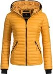Leichte Steppjacke mit Kapuze "Kimuk" Gelb L