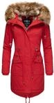 Winterparka mit abnehmbarem Kunstfell "Rosinchen" Rot S