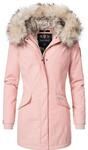 Winterparka mit Kapuze "Cristal" Rose XL