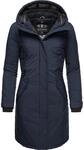 Warmer Kurzmantel mit Kapuze "Letiziaa" Blau XS