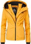 Leichte &Uuml;bergangsjacke mit Kapuze "Erdbeere" Gelb L