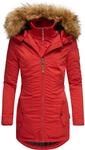 Winterparka mit abnehmbarem Kunstfell "Sanakoo" Rot M