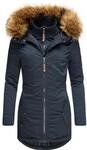 Winterparka mit abnehmbarem Kunstfell "Sanakoo" Blau XS