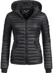 Leichte Steppjacke mit Kapuze "Kimuk" Schwarz S