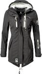 &Uuml;bergang Softshell-Mantel mit Kapuze "Zimtzicke" Dunkelgrau S